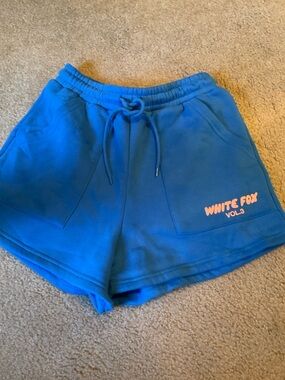 White Fox Shorts. Sz. Small